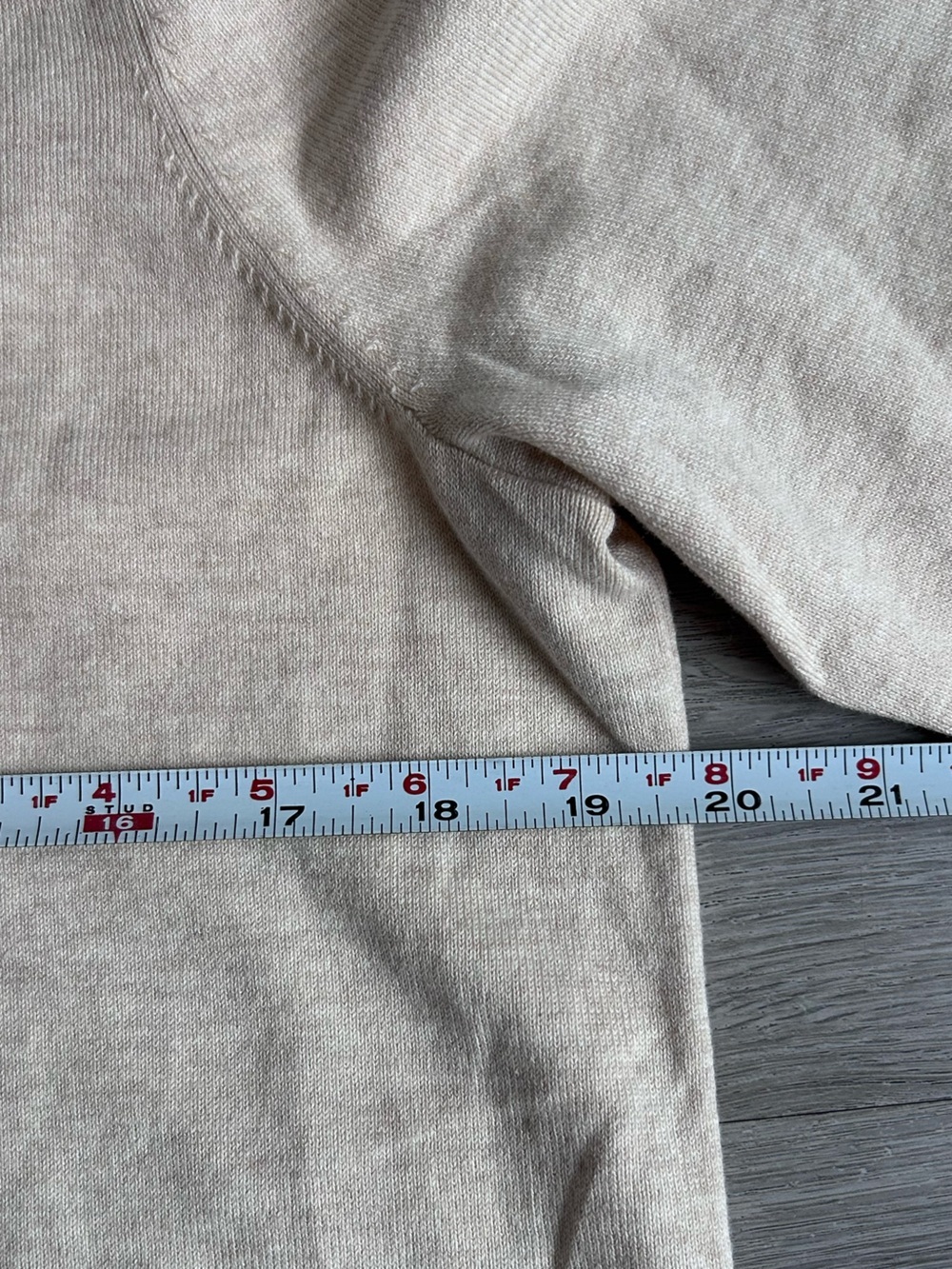 Women’s Tommy Hilfiger Beige Crewneck Sweater size L - Picture 4 of 9